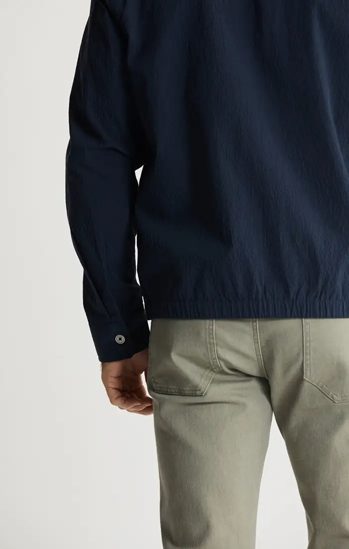 Seersucker Full Zip Jacket