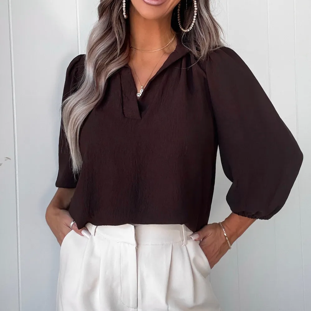 Contemporary Classic Woven Top