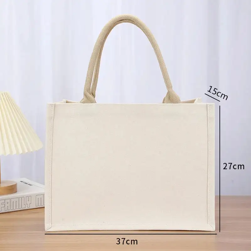 Sustainable Utility: Eco-Friendly Cotton Canvas Shopping Bag