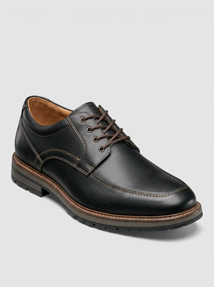 Men's Classic Business Casual Stitched Leather Oxford Shoes