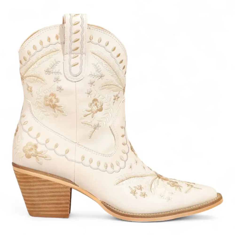 Corral Embroidered Cowgirl Ankle Bootie