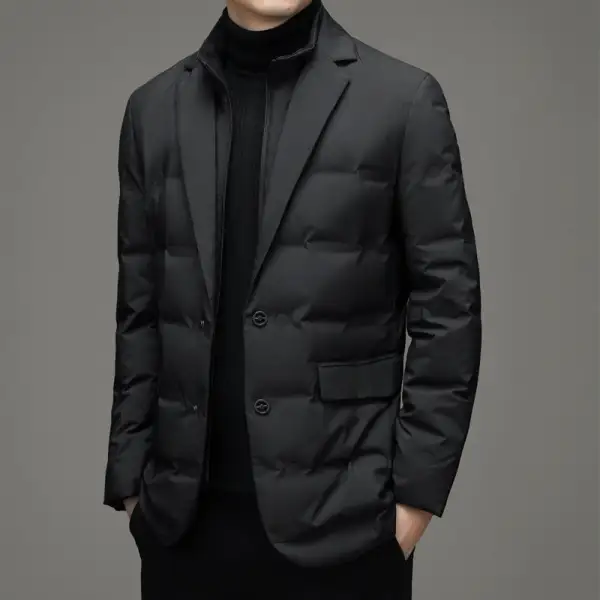 Layered Garment Washed Jacket