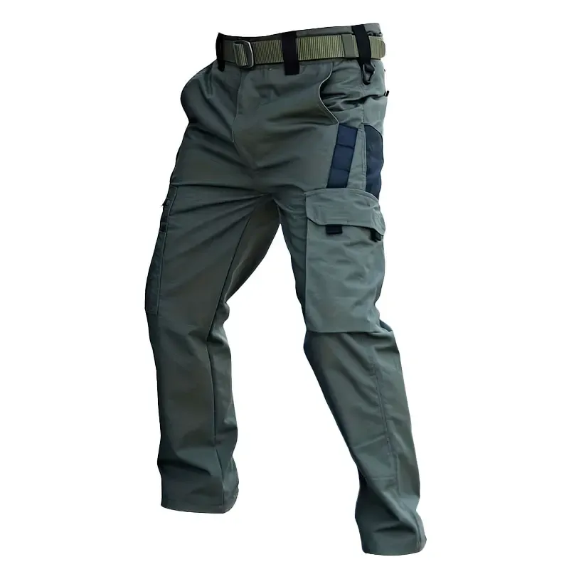 Men's Solid Color Tactical Work Pants