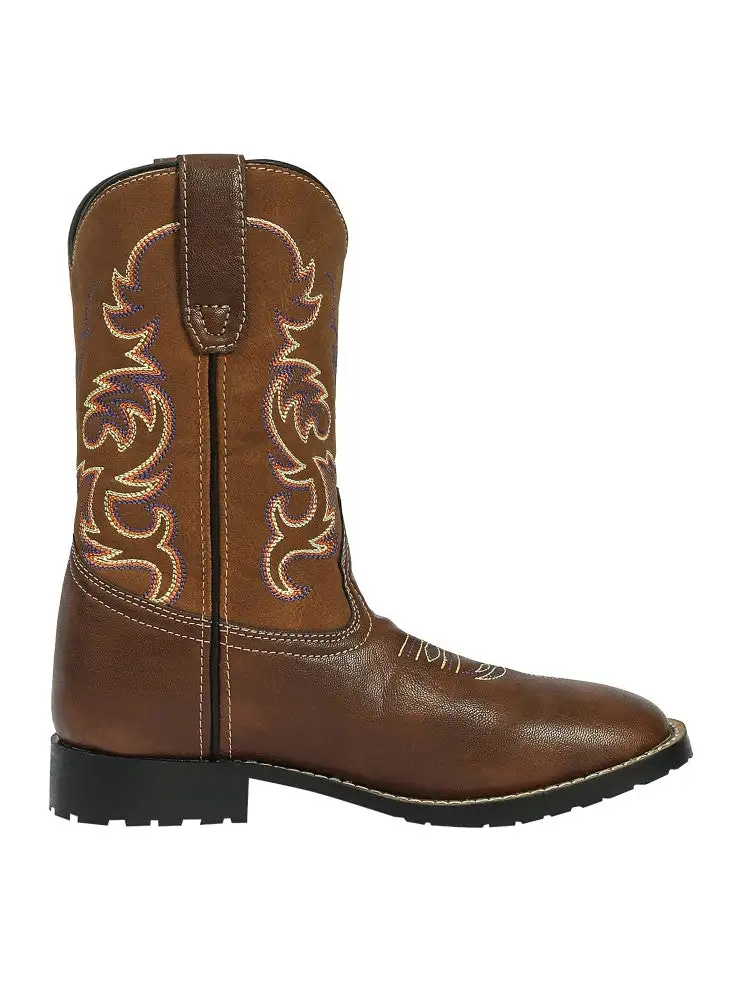 Workwear Men's Denim Boots With Panel