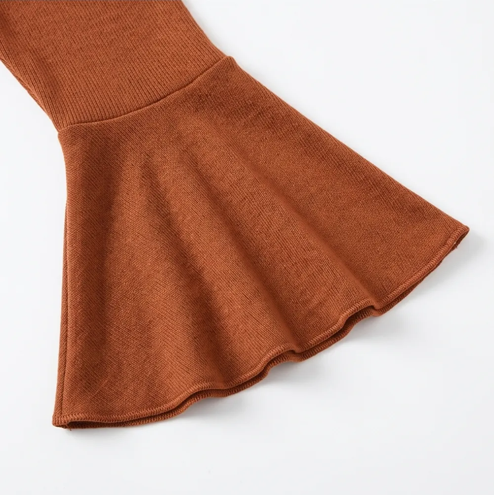Handkerchief Hem Knit Tunic