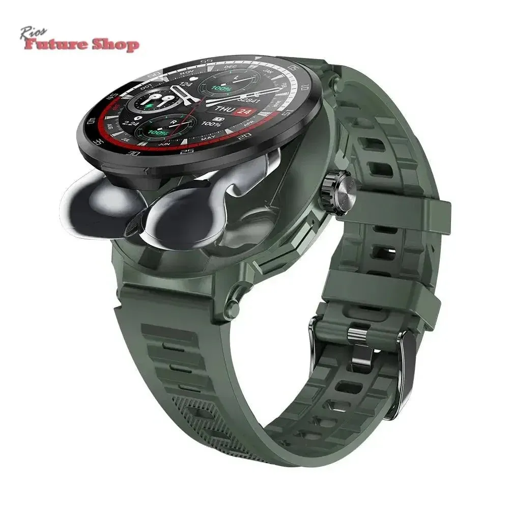 Smart Watch 2 In 1 With Earbuds