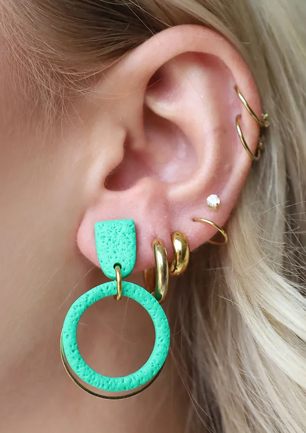Teardrop Statement Earrings
