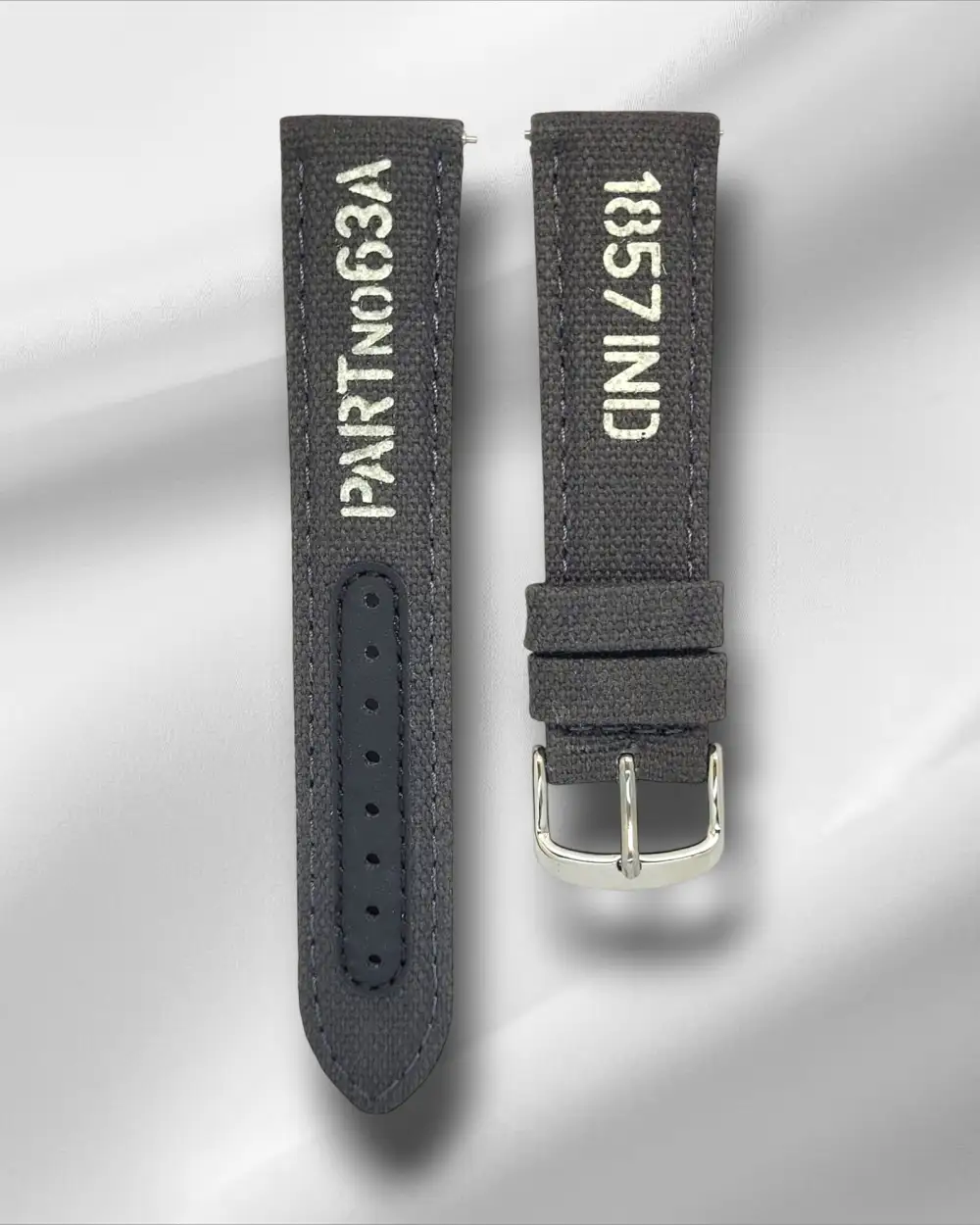 Classic Printed Quick Release Padded Canvas Watch Strap