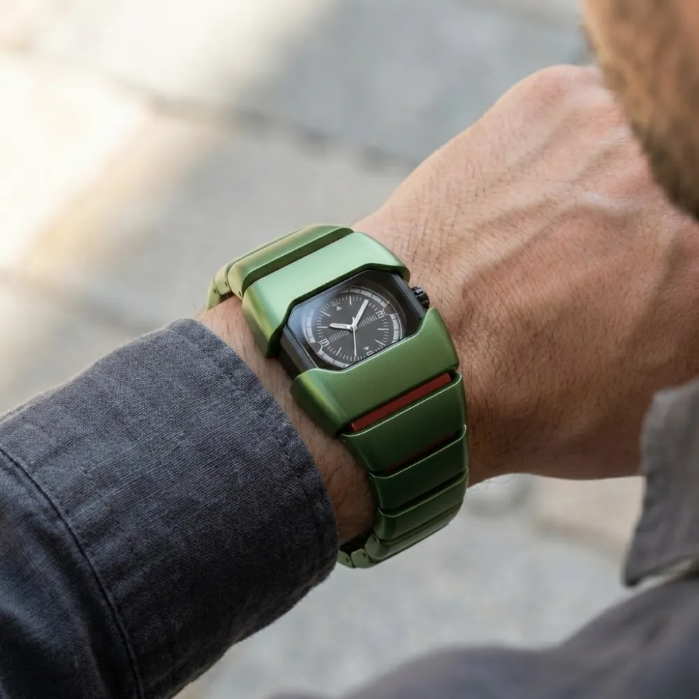 Compass Dial Men's Watch