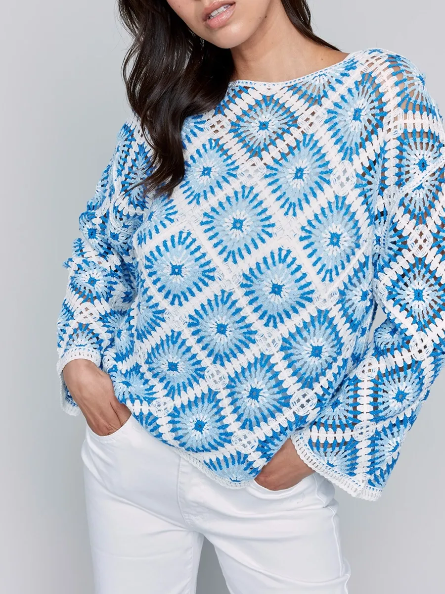 Elegant And High-End Art Pattern Women's Top