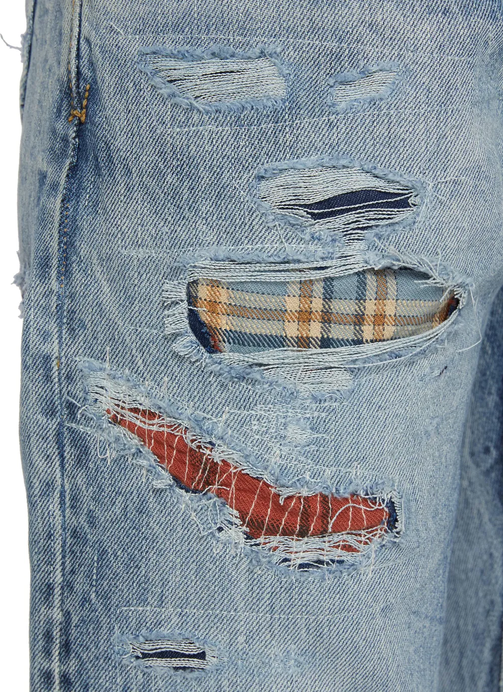 Daily Straight-Cut Comfortable Denim Blue Jeans