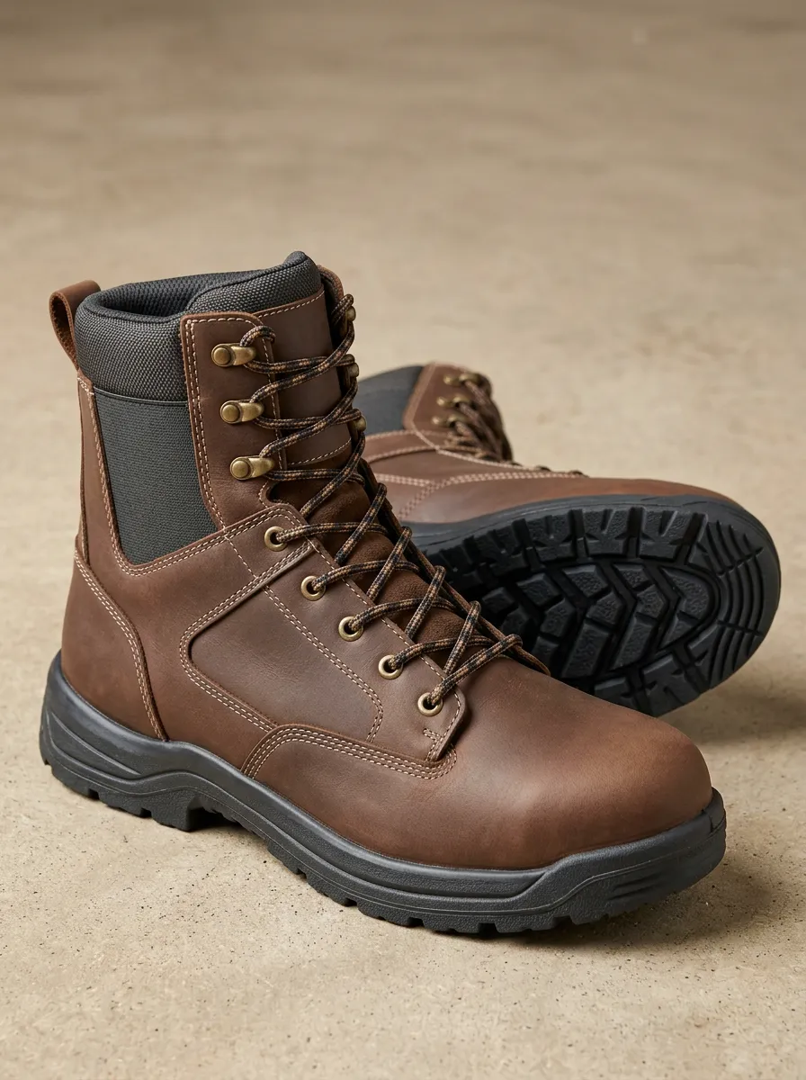 Men's Work Boots Leather