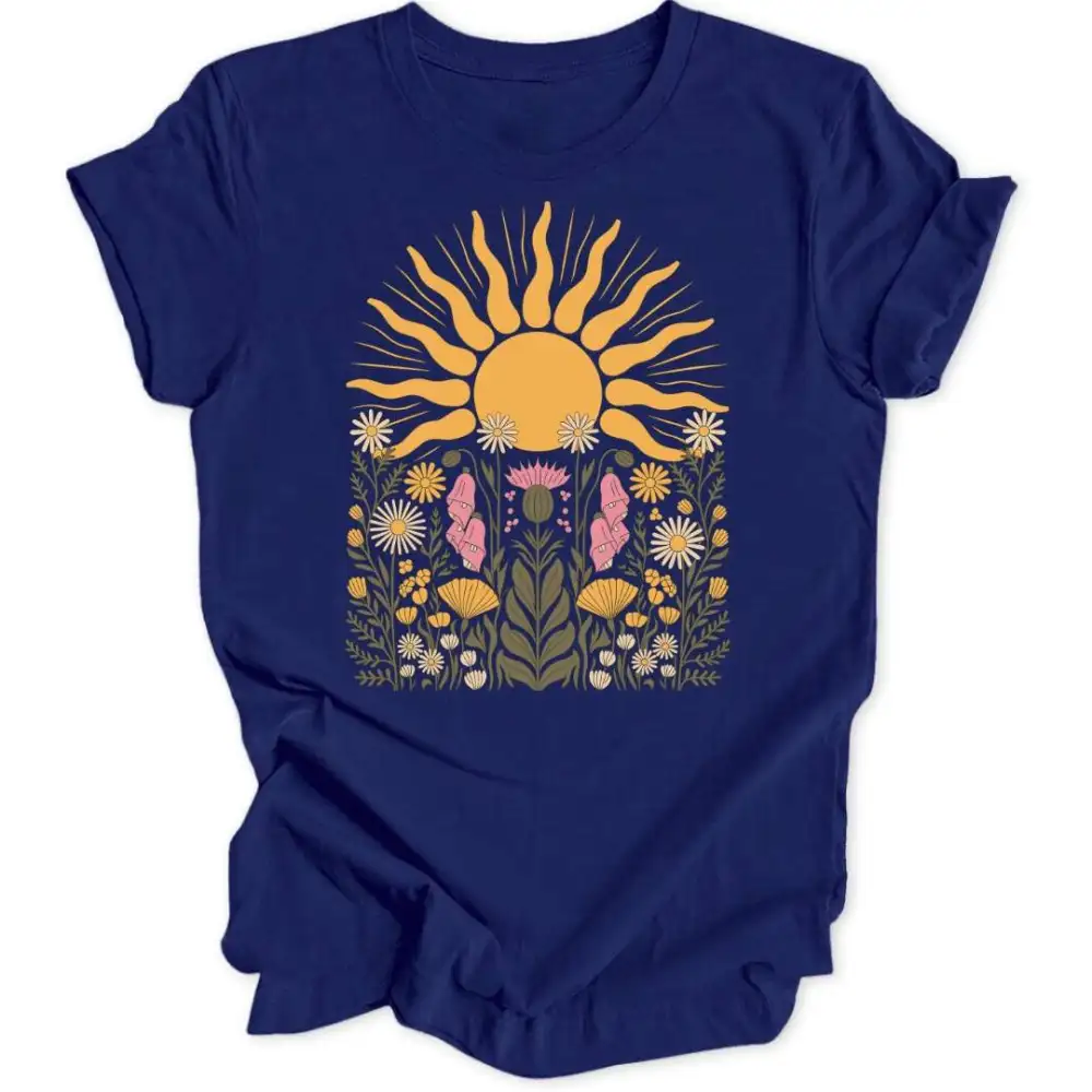 Folky Sun Unisex T-Shirt
