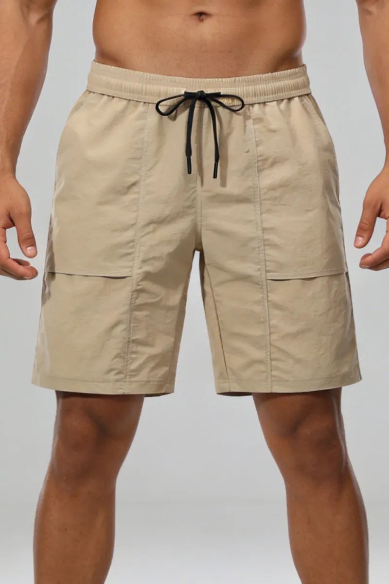 Quick Dry Drawstring Lightweight Athletic Shorts