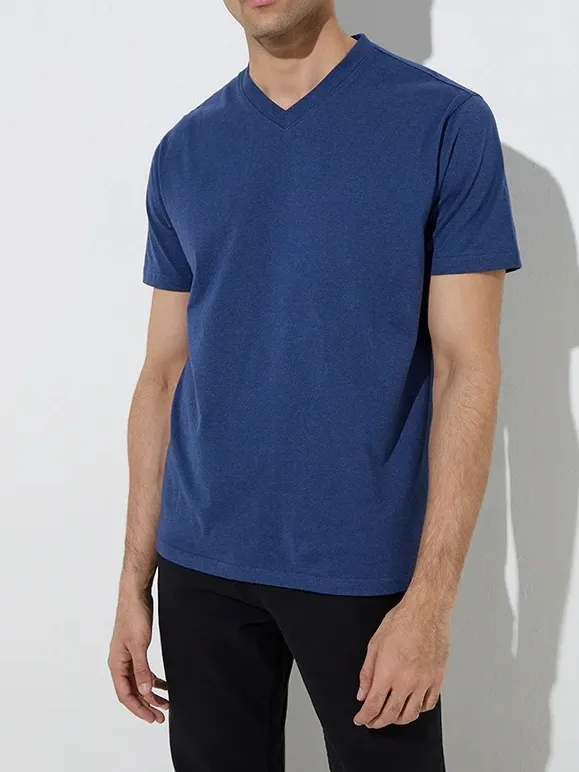 Casual Style Plain Loose Cotton T-Shirt