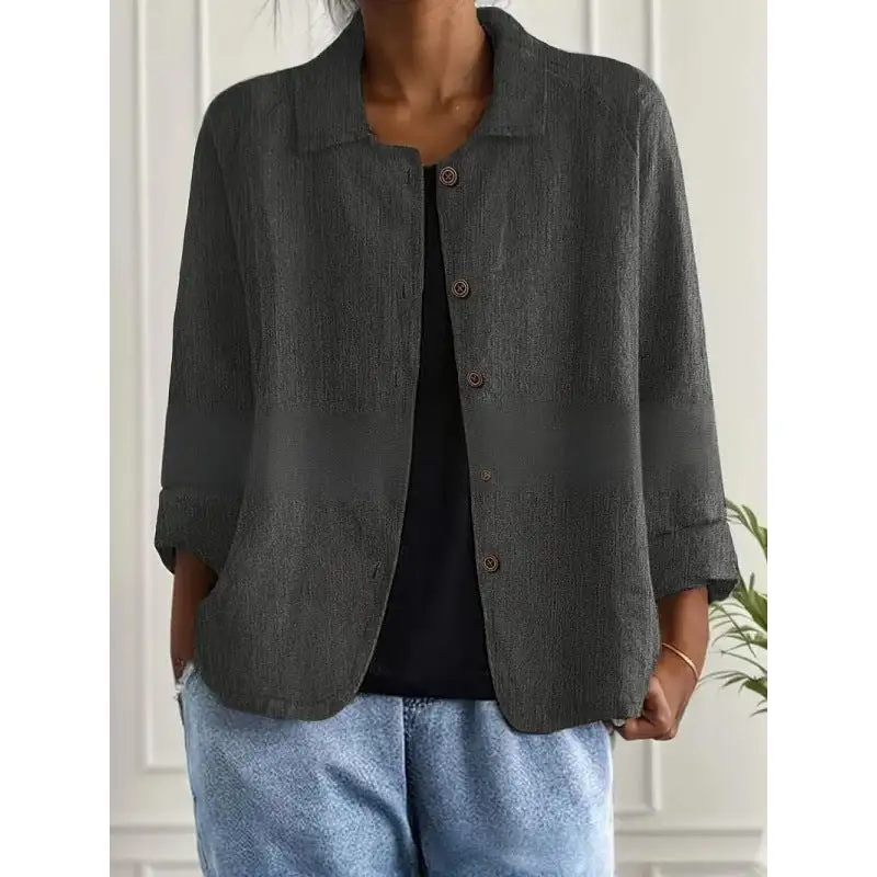 Light Linen Relaxed Blouse
