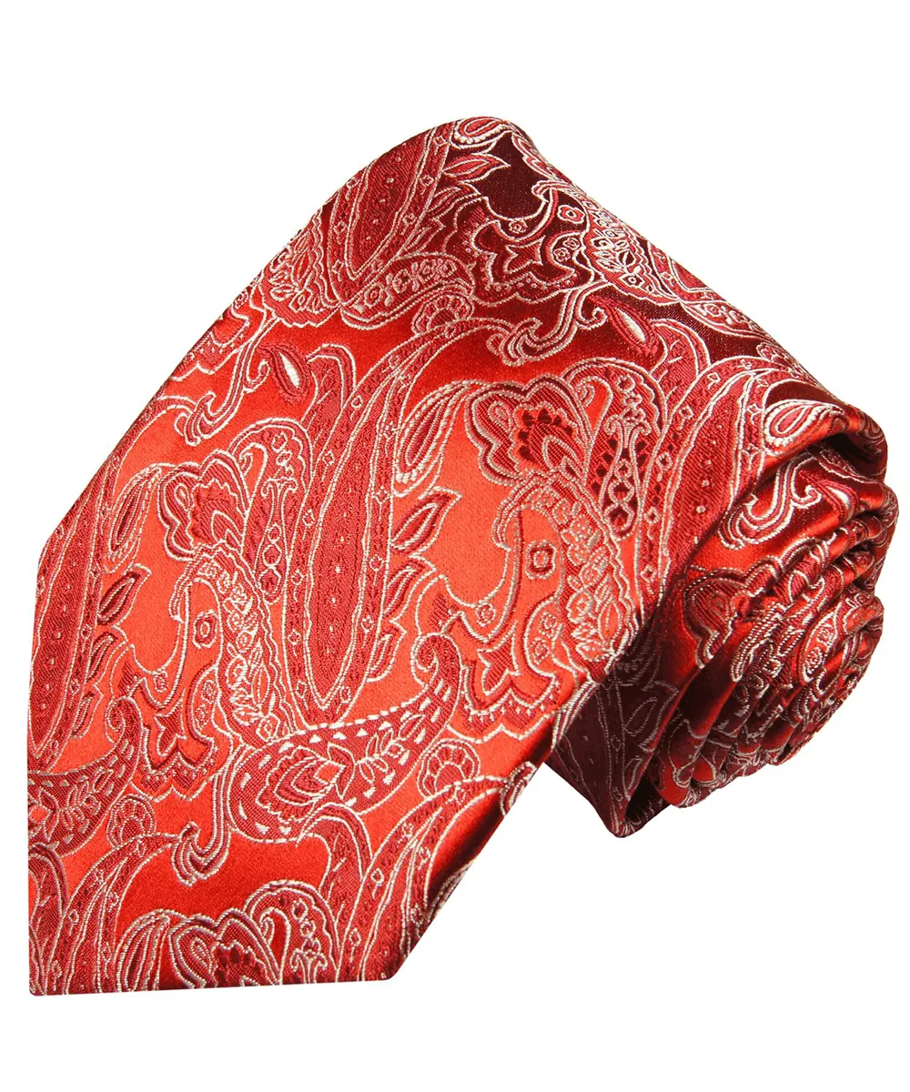 Elegant Silk Paisley Men's Necktie