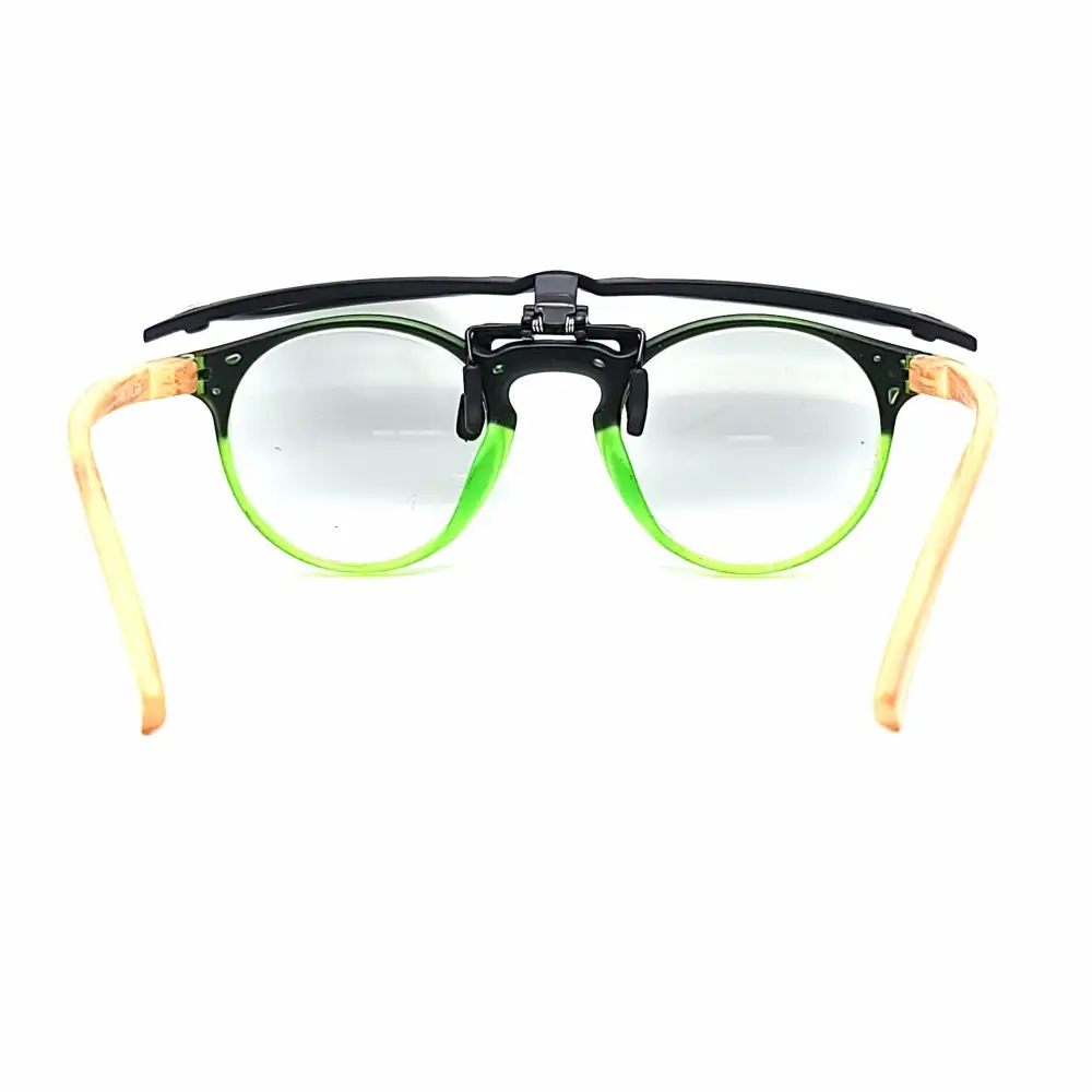 60mm Wayfarer Polarized Full-Frame Clip-On Sunglasses