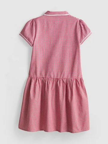7-15yrs | Cotton Rich Gingham Check School Dress