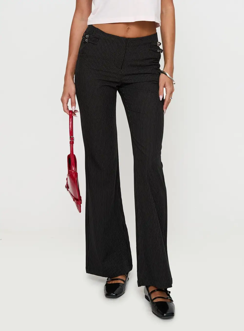 Sympathiser Pinstripe Flared Pants