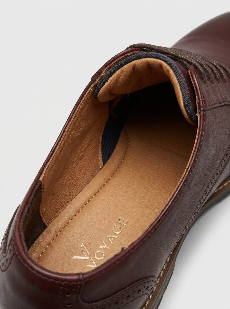 Men's Classic Brogue Derby Dress Shoes