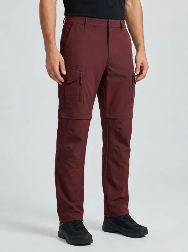 Men's Outdoor Hiking Multi-Pocket Zip-Off Cargo Pants