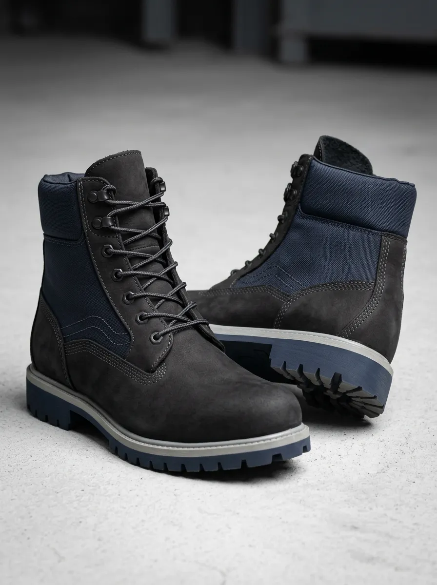 Unisex Lace-Up Work Boots