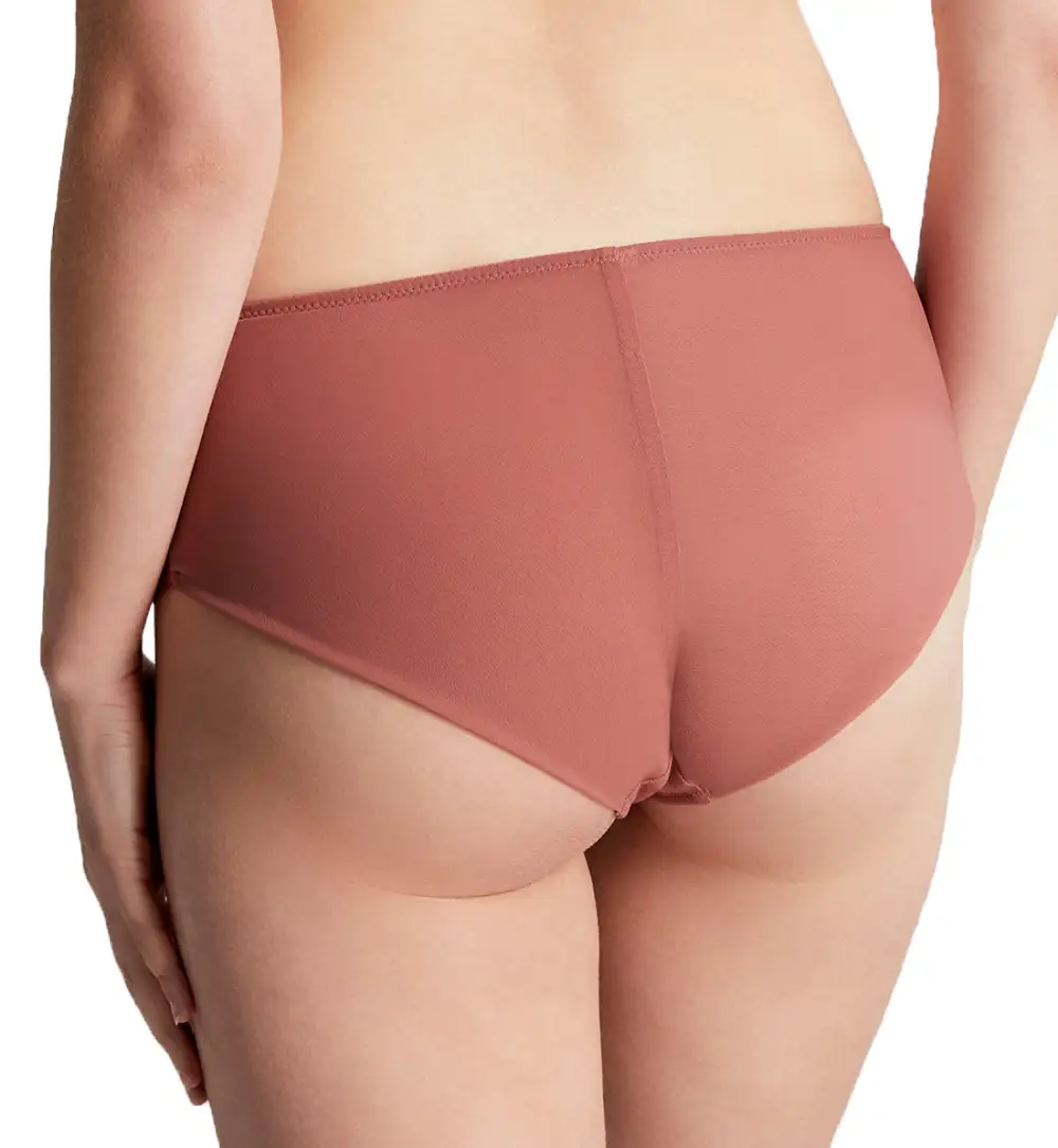 Mid-Rise Stretch-Lace Floral Cheeky Brief Panty