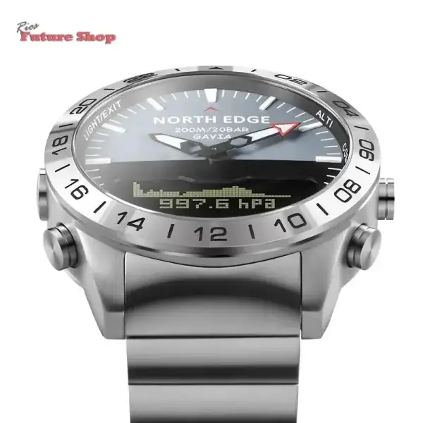 Designer smartwatch. Luxury and design in metal