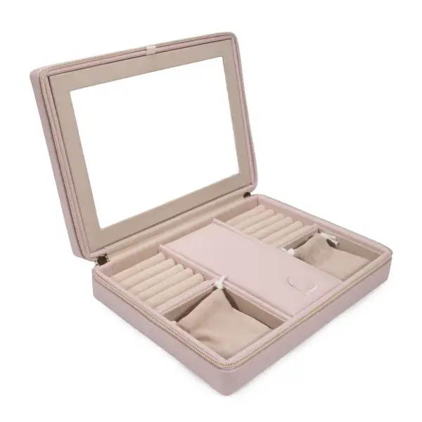Leah Large Travel Jewelry Box