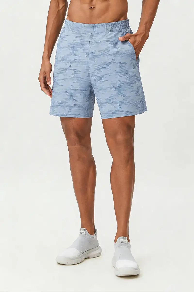 Breathable Side Pocket Mesh Athletic Shorts