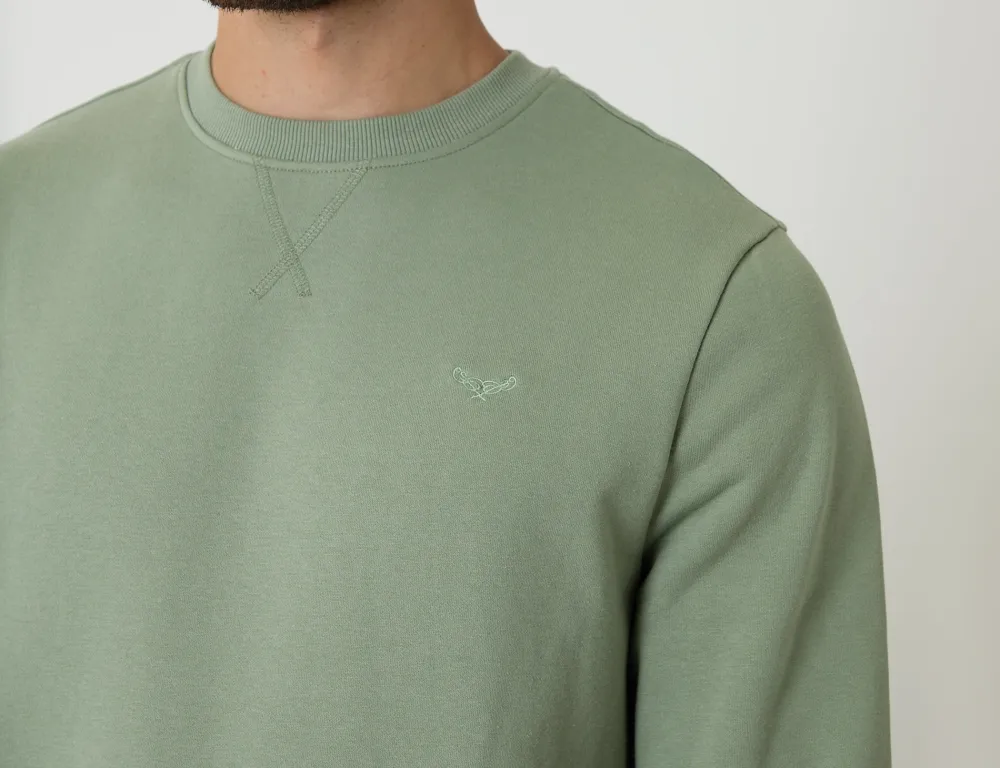 Men's Green Crewneck Sweatshirt