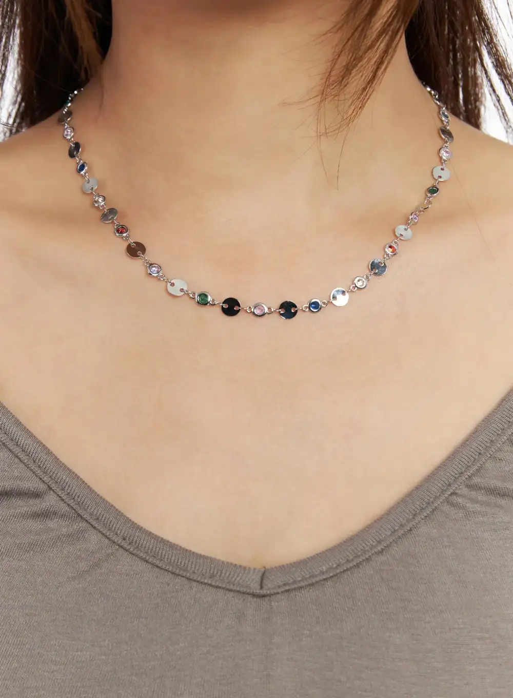 Rainbow Crystal Necklace