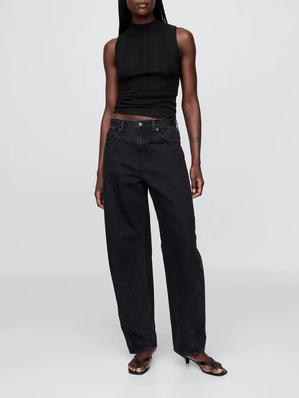 Long Ribbed Vest
