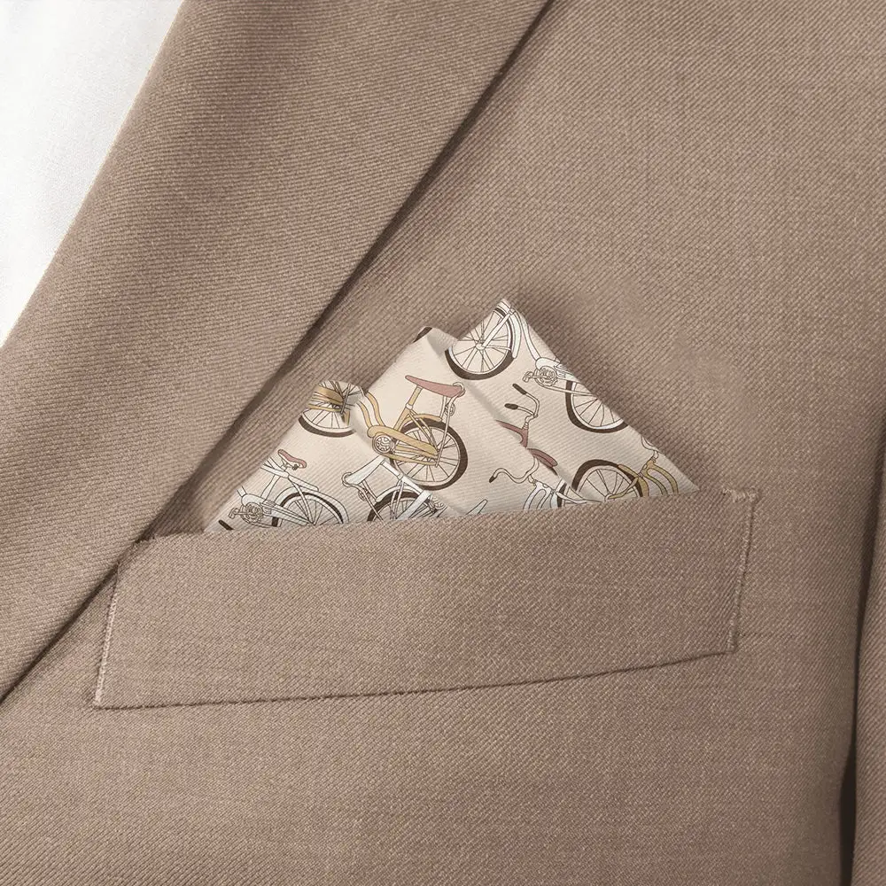 Crisp Elevated Novelty Hobby Motif Pocket Square