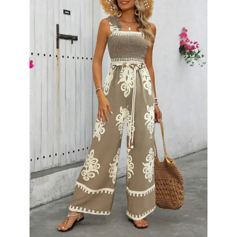 Boho Print Effortless Jumpsuit
