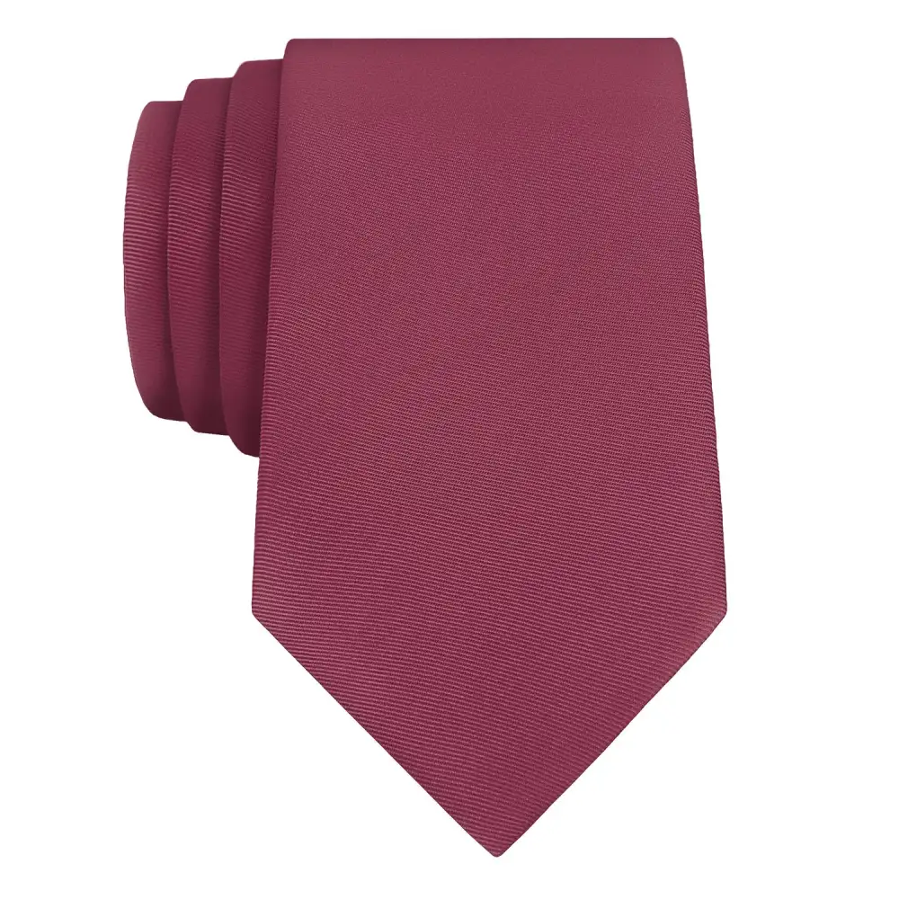 Artful Solid Motif Necktie