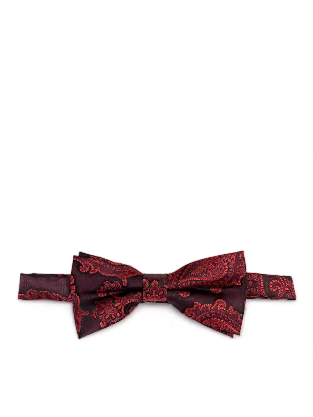Event-Ready Paisley Polyester Bow Tie