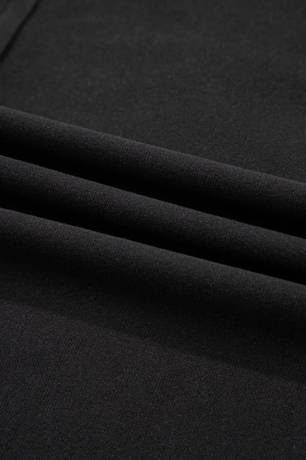 Black Bow Textured Patchwork Long Sleeve Tee