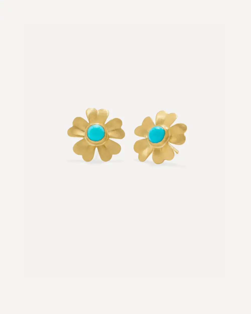 Classic Blossom Desert Flower Stud Earrings