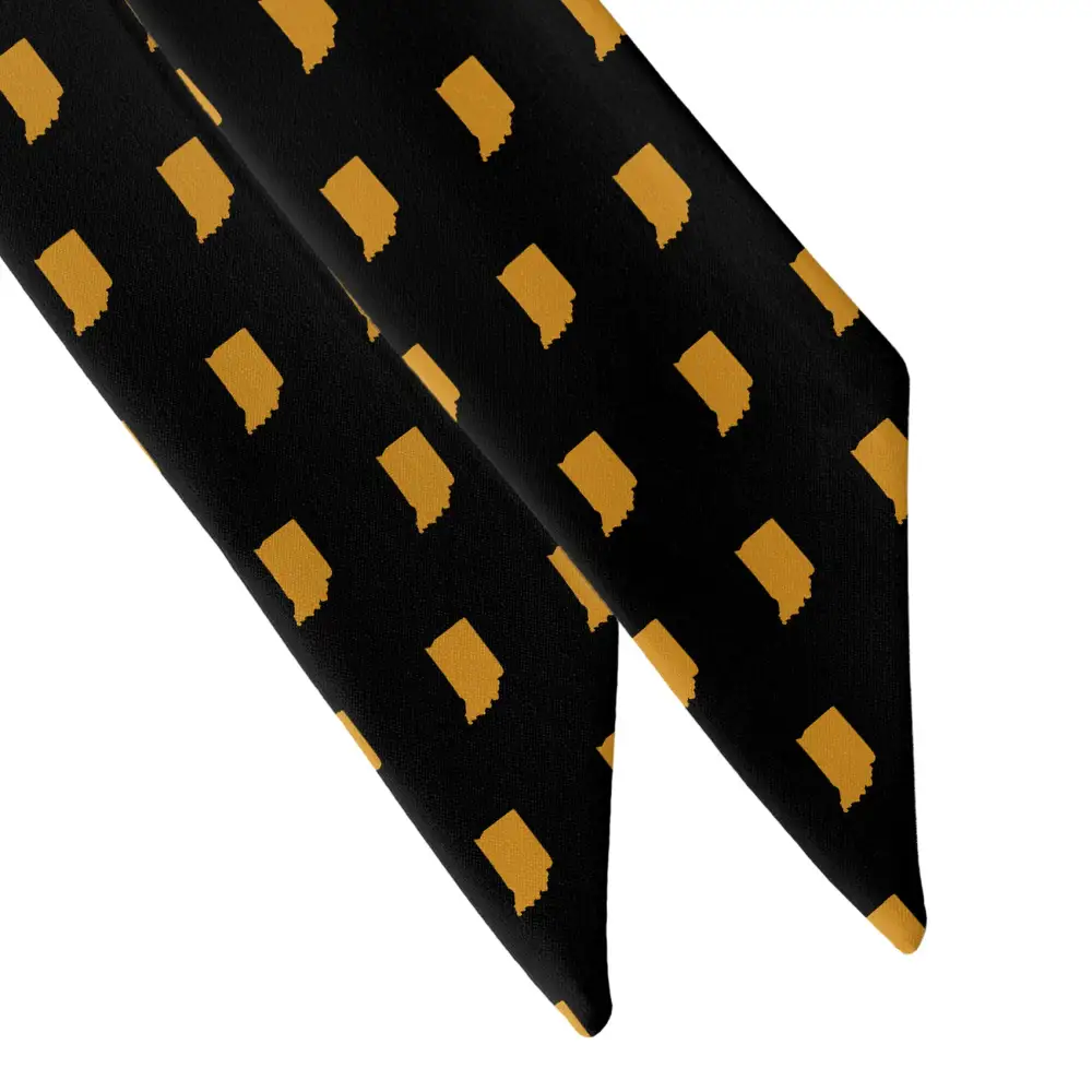 Indiana State Outline Design Hair Scarf