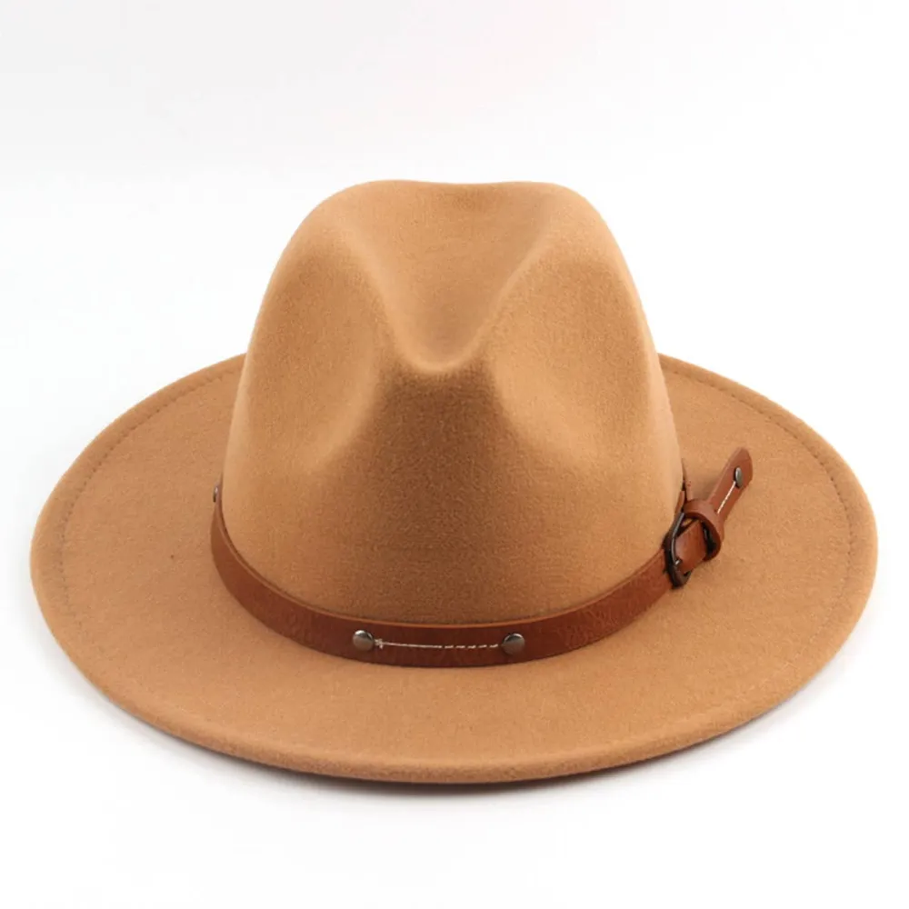 Casual Wool Wide Brim Hat