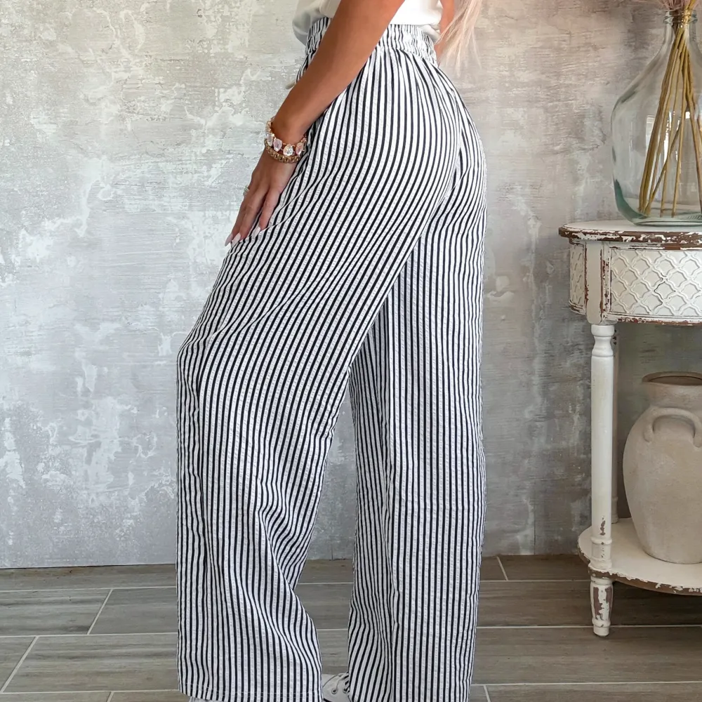 Everyday Classic Striped Pants