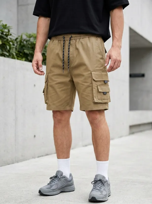 Easy-Wear Multi-Pocket Casual Cargo Shorts