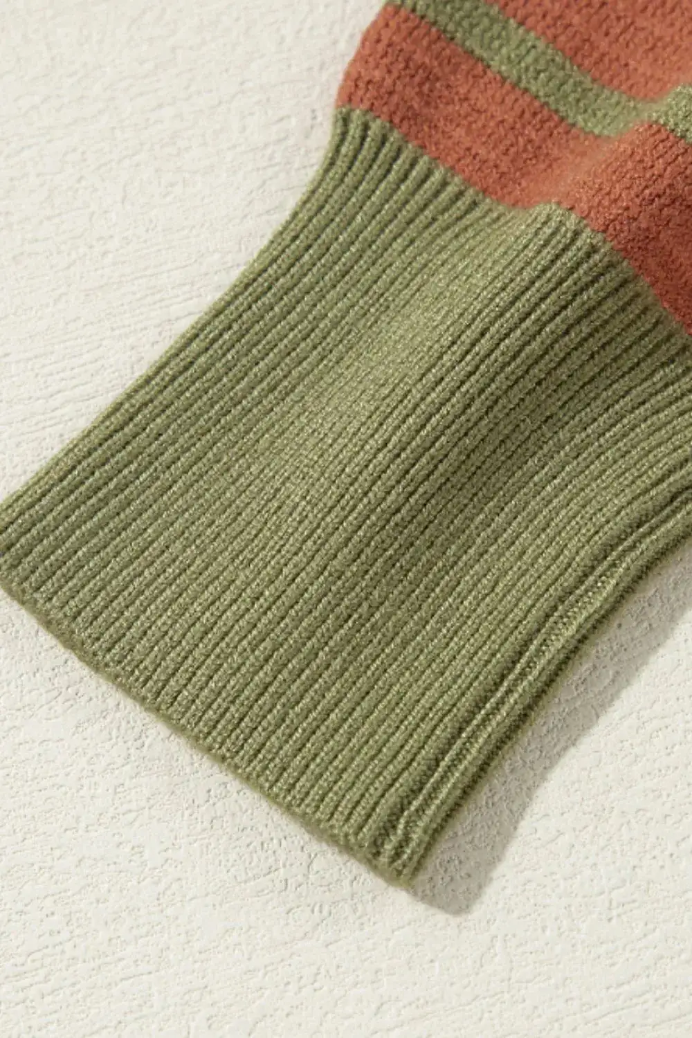 Long Sleeve Round Neck Striped Sweater