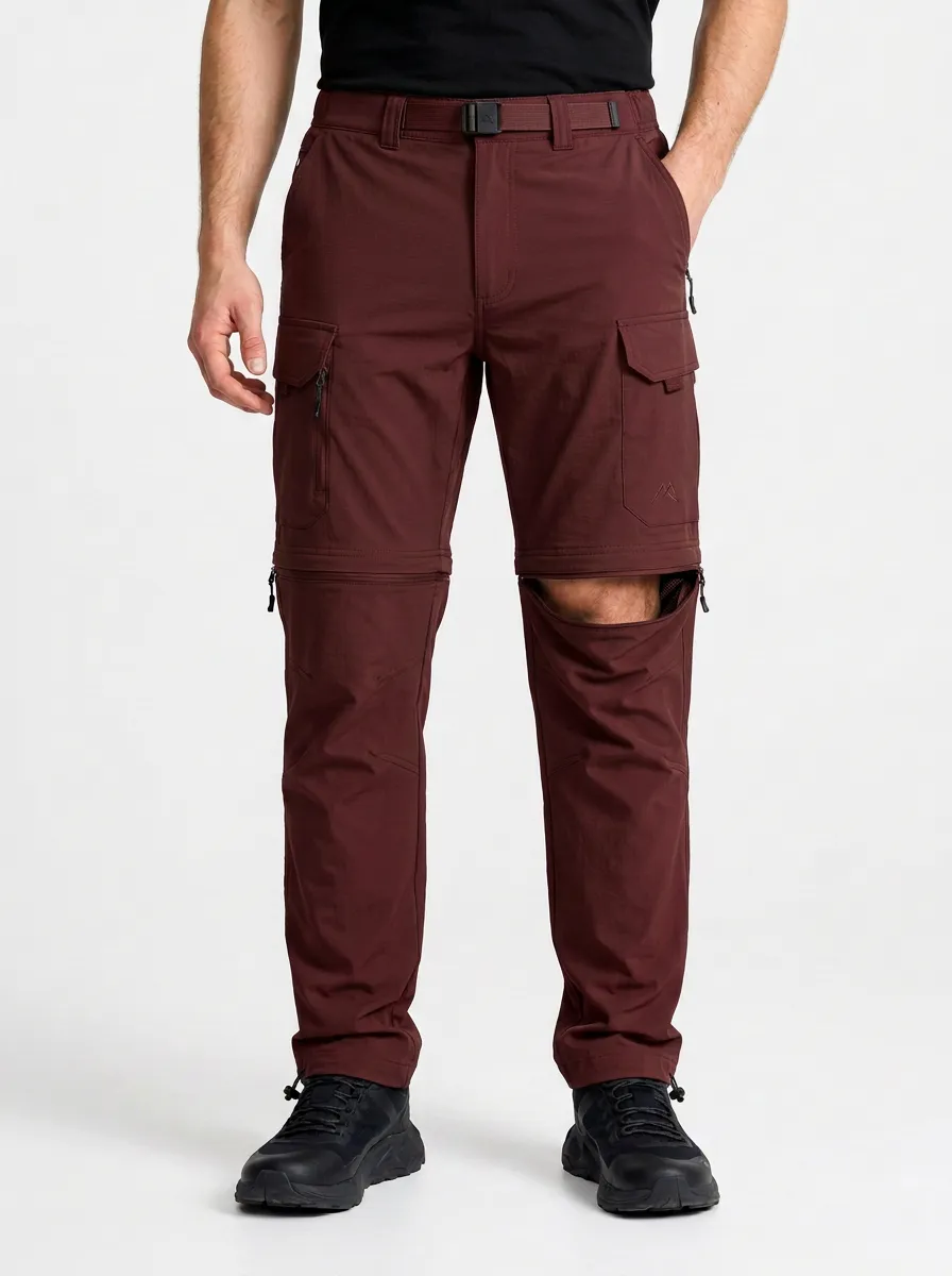 Men's Terrain Hiking Waterproof Zip-Off Tactical Cargo Pants