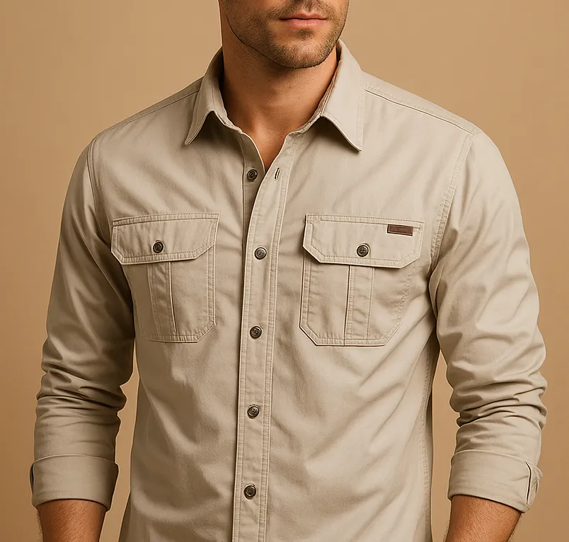 Cargo Shirt for Casual Outdoor