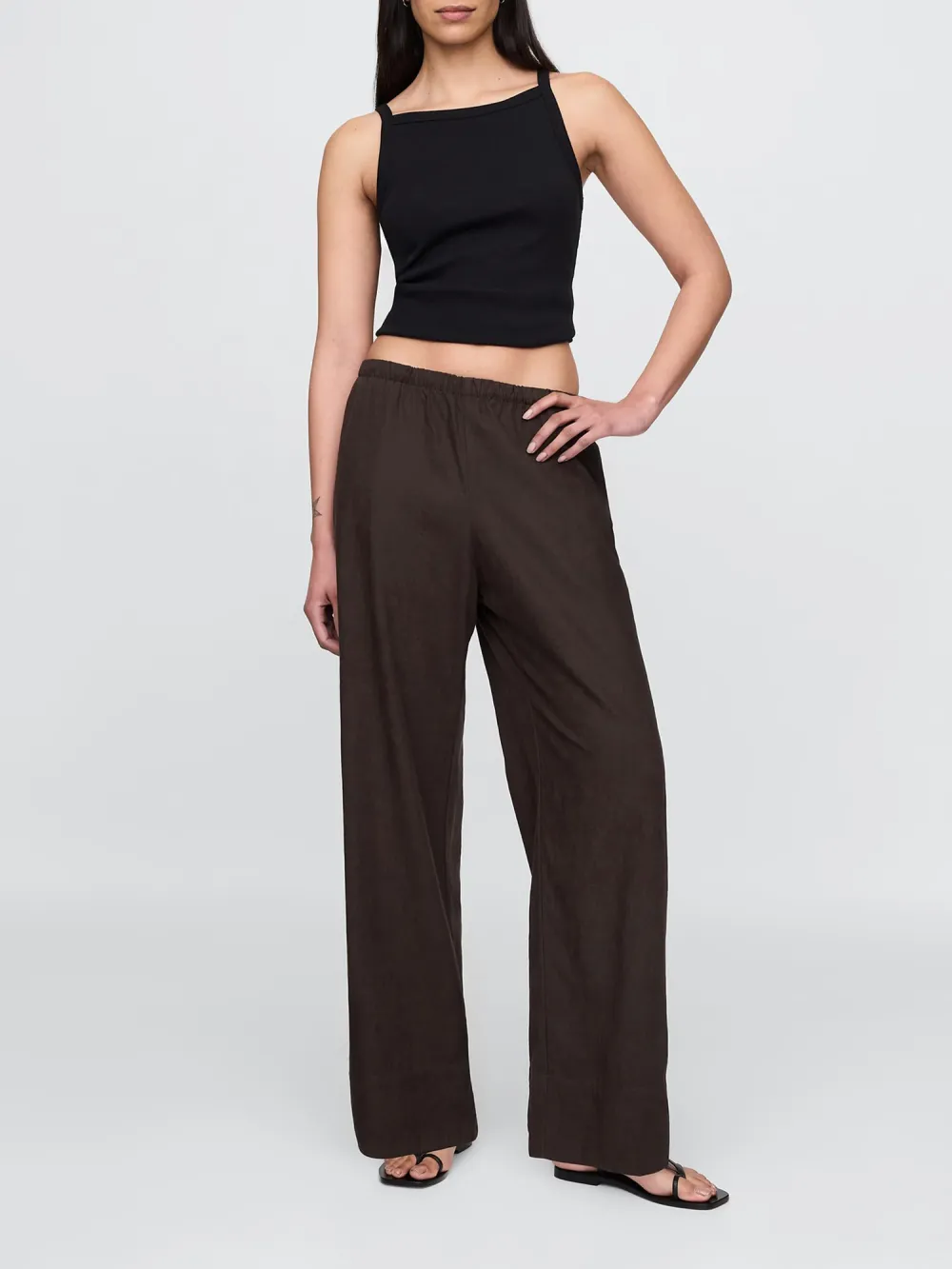 Pure Color Ladies Casual Pants