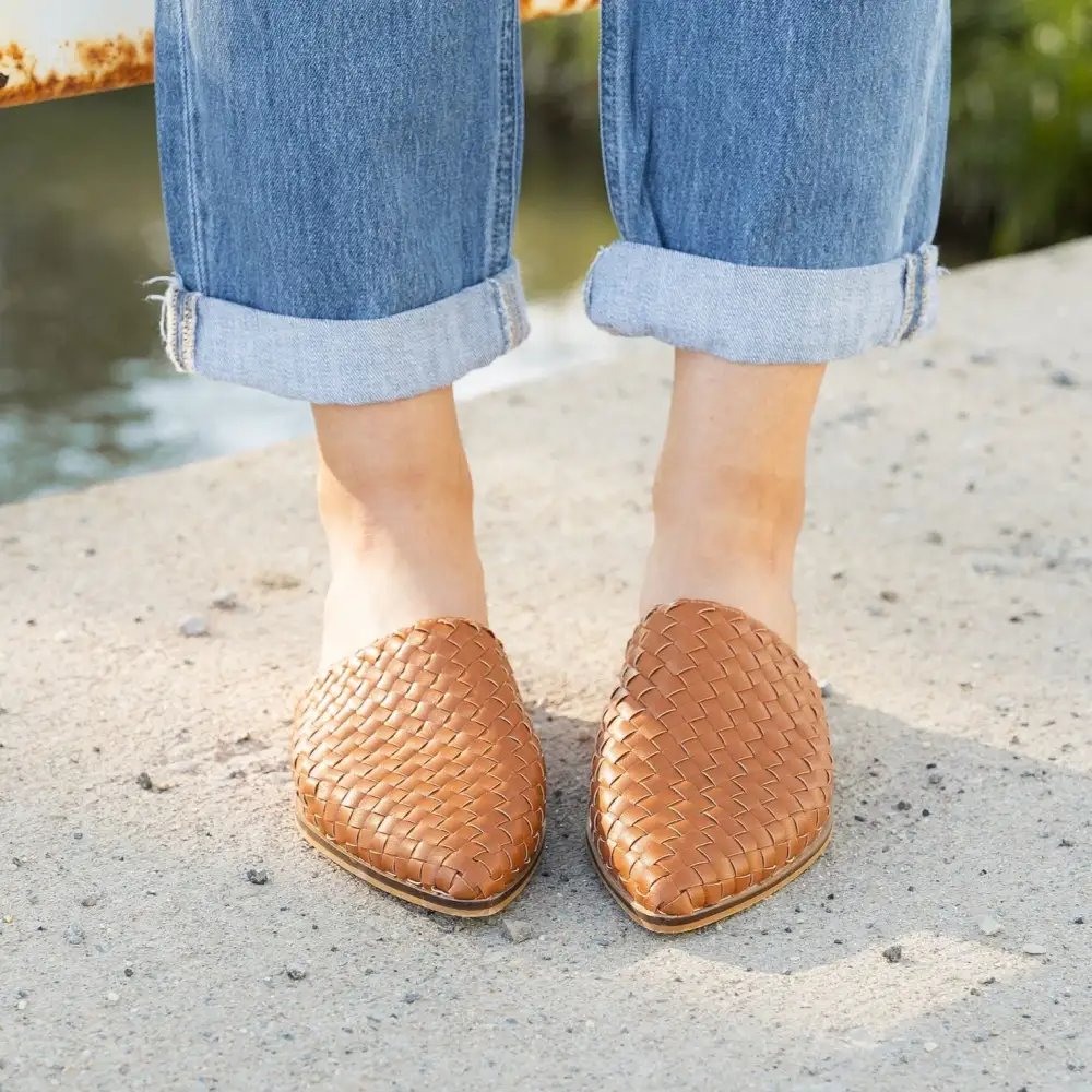 Woven Flat Sandals