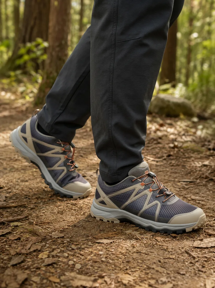 Men's Traverse Hiking Outdoor Mesh Pattern Printed Shoes